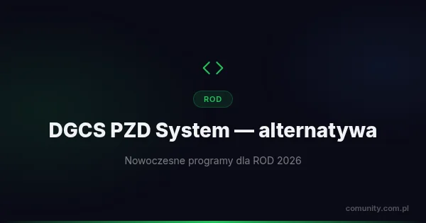 DGCS PZD System — alternatywa: nowoczesne programy dla ROD [2026] | ComUnity Blog